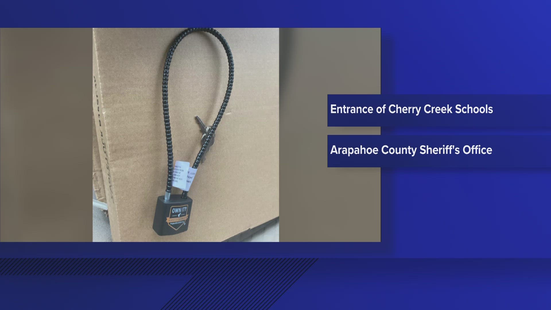 Cherry Creek Schools offering free gun locks to promote safe gun