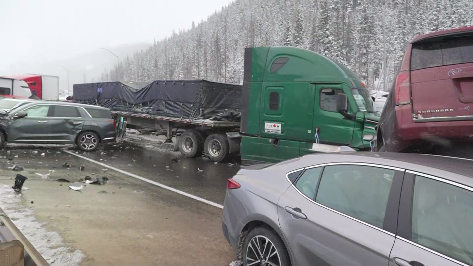 I-70 closed at Eisenhower Tunnel due to large crash involving 75 ...