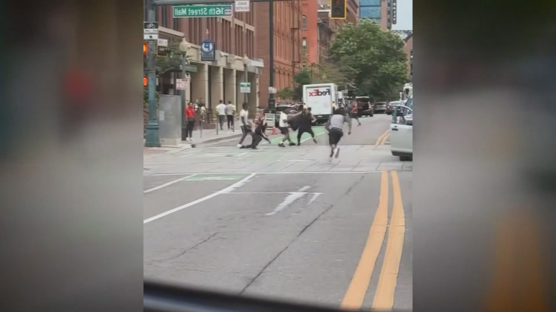 A 16-year-old boy has been arrested in connection with a shooting in the area of 16th and Wynkoop streets in LoDo Tuesday evening, the Denver Police Department said.