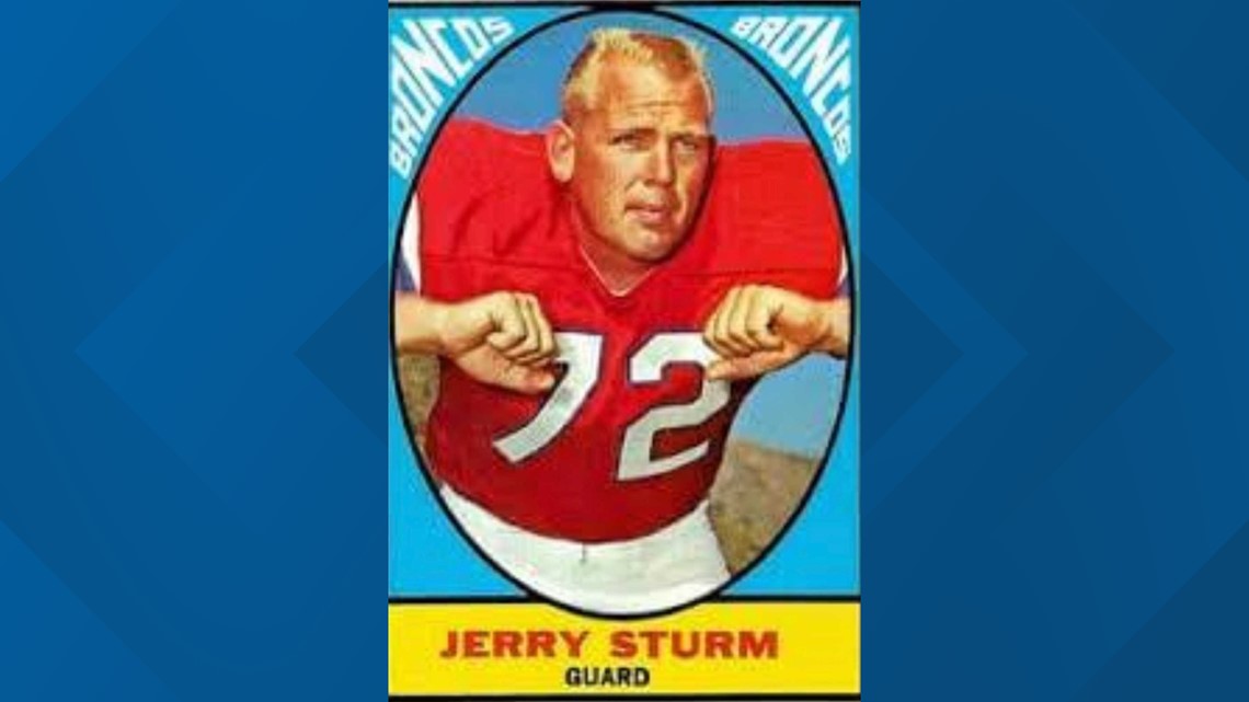 Former Bronco Jerry Sturm dies at age 83