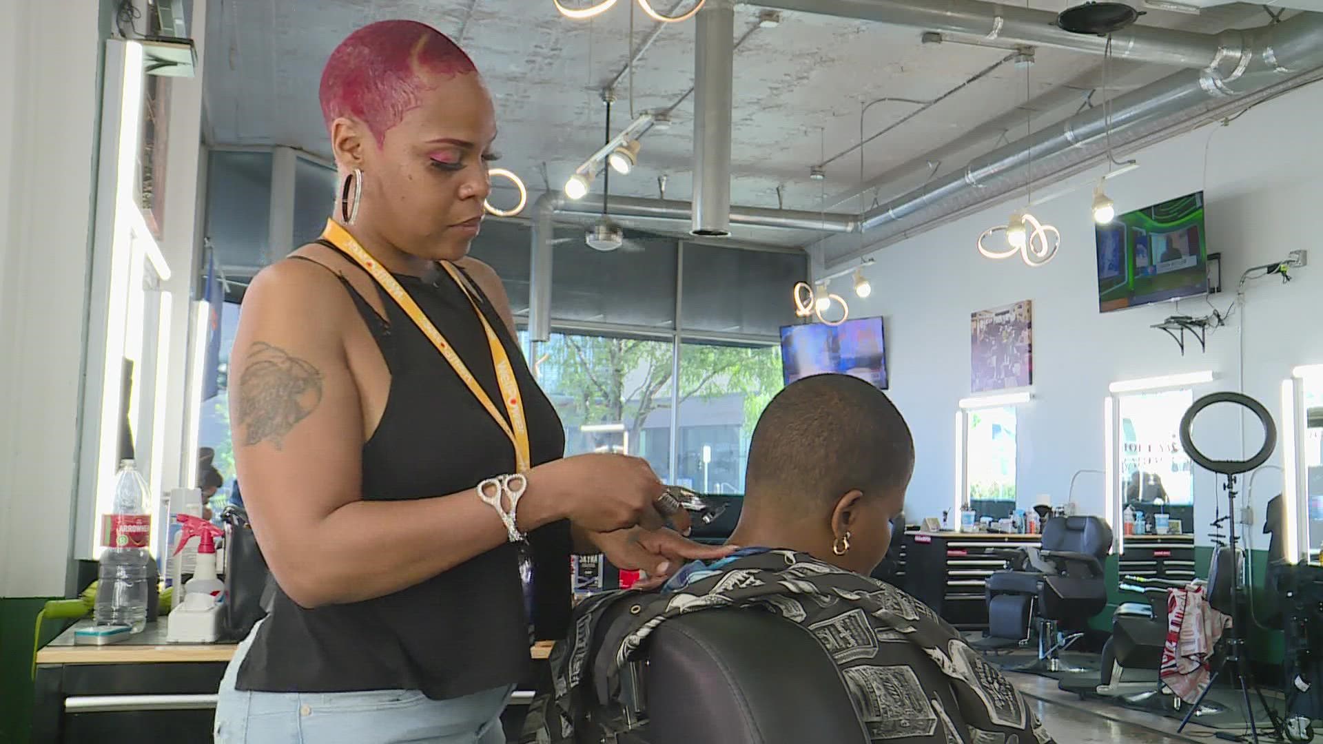 Nikki Mitchell is a Denver barber who is also working to fight stigmas surrounding mental health.