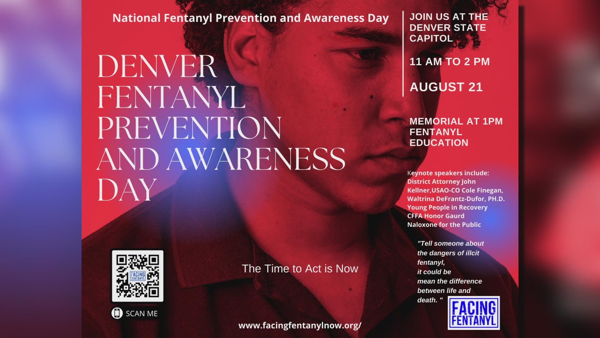 Sunday, Aug 21 is National Fentanyl Prevention and Awareness Day