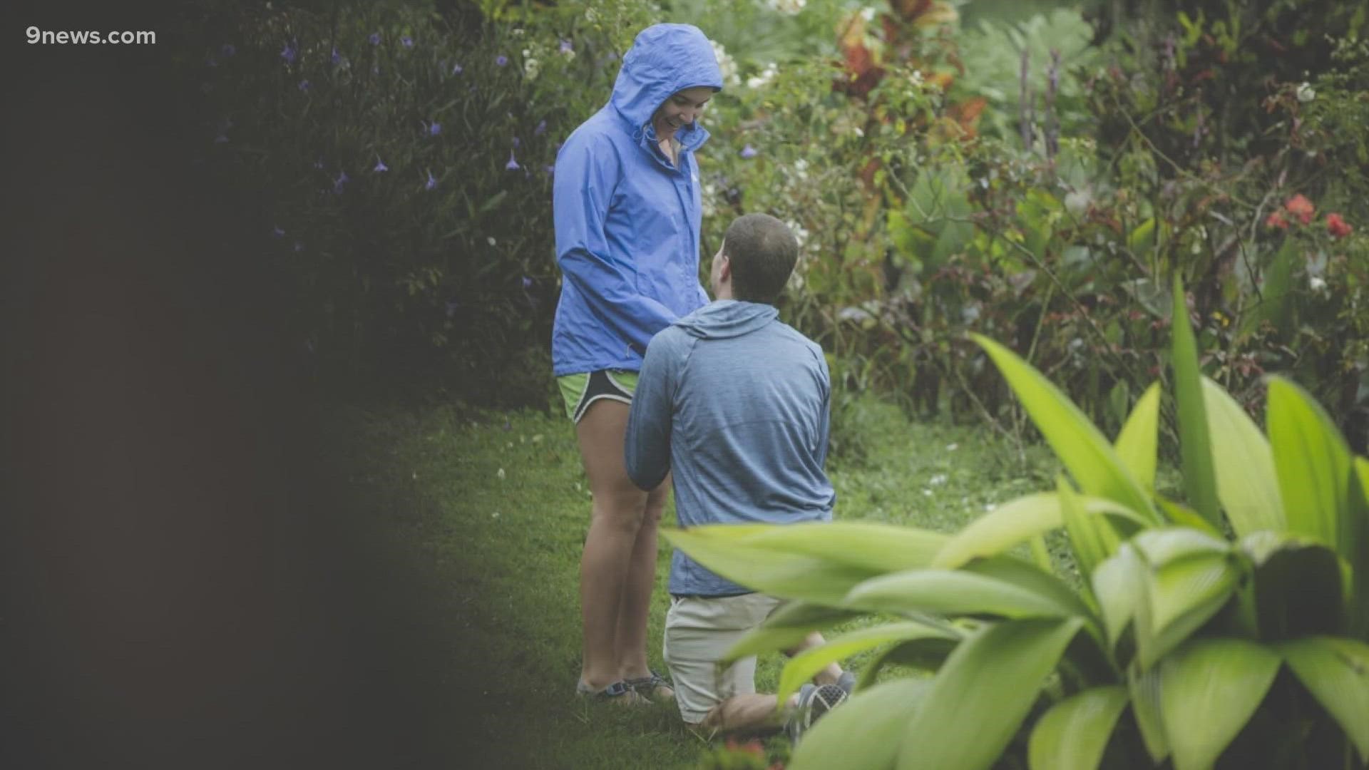 He proposed while on vacation in Costa Rica.