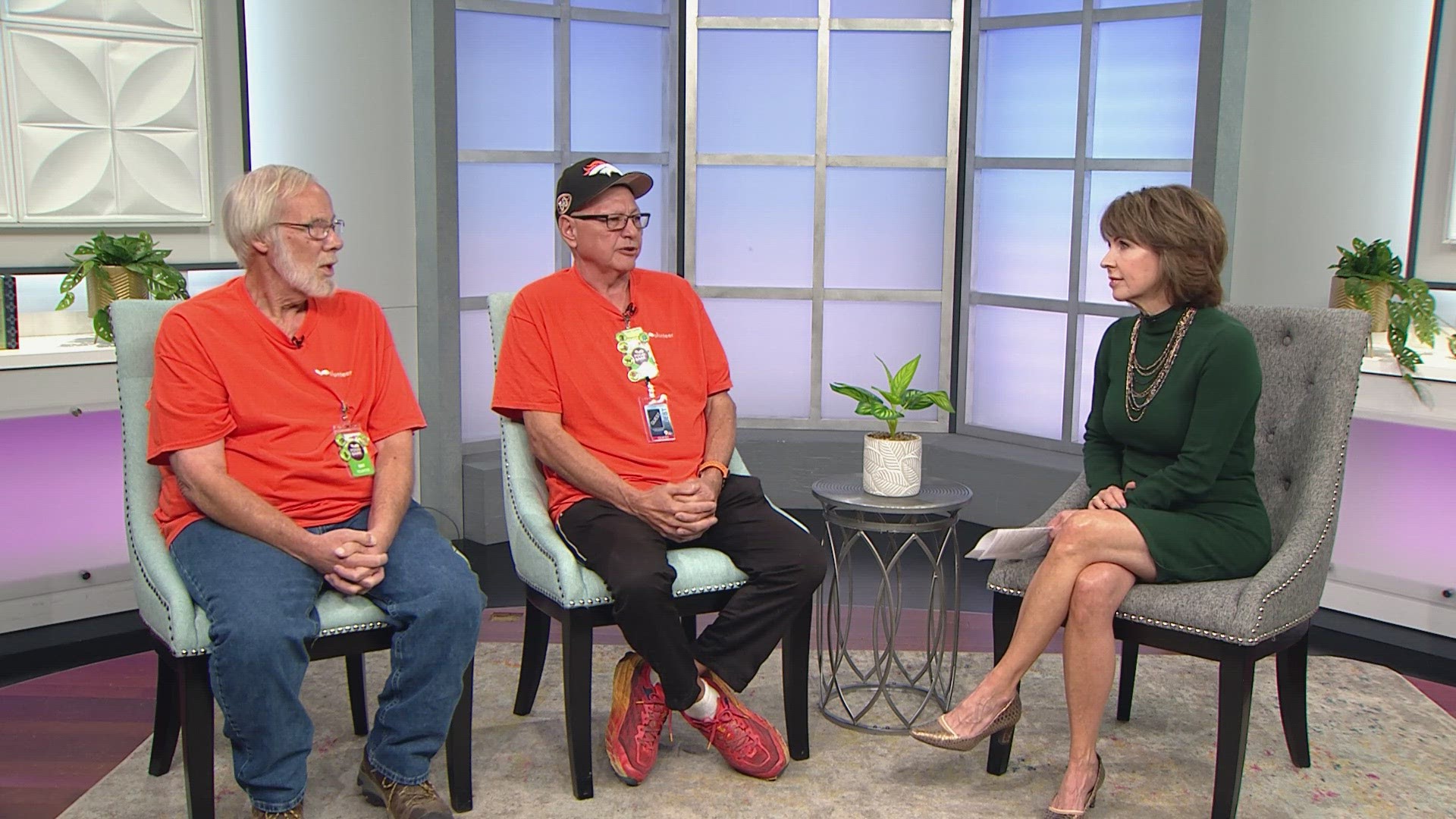 Archie Trujillo and Kent Woodward joined 9NEWS to talk about their experience volunteering with Food Bank for Larimer County, and how you can get involved.