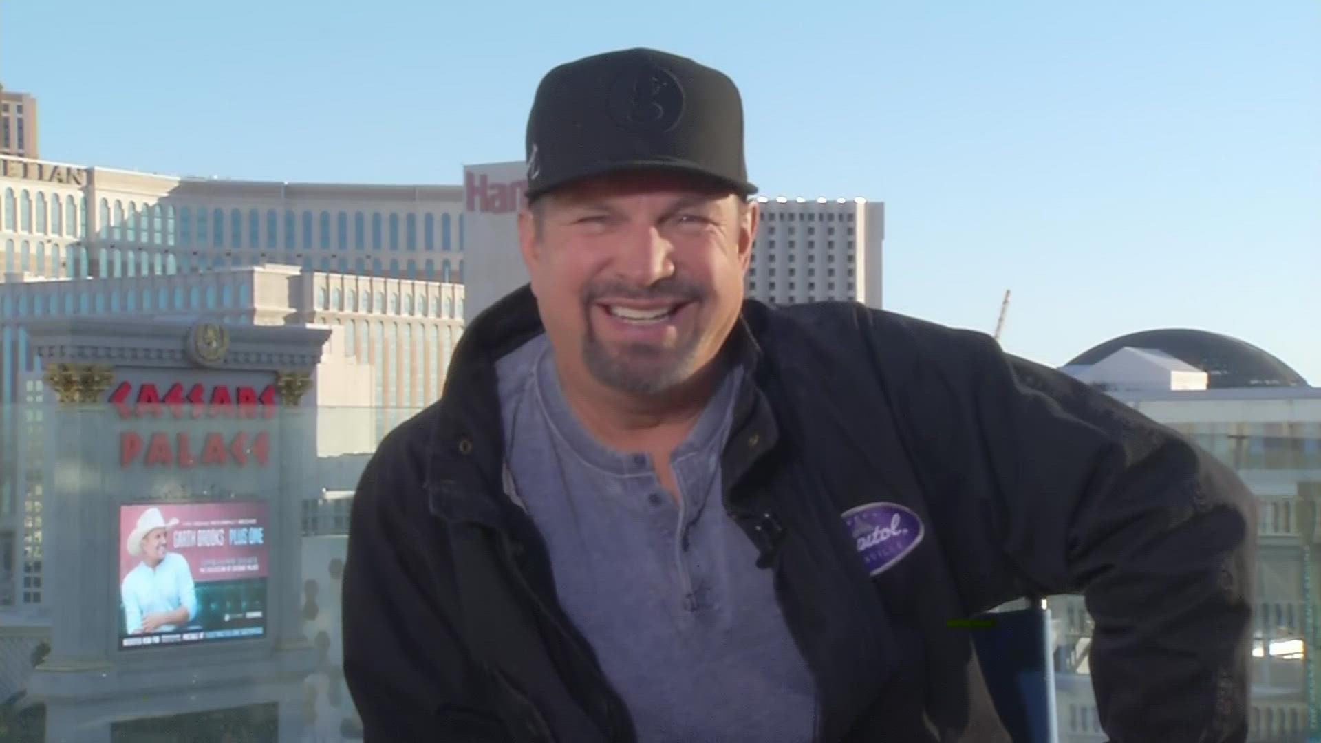 Country music legend Garth Brooks chats with 9NEWS mornings about his recently announced residency at The Colosseum at Caesars Palace next spring.