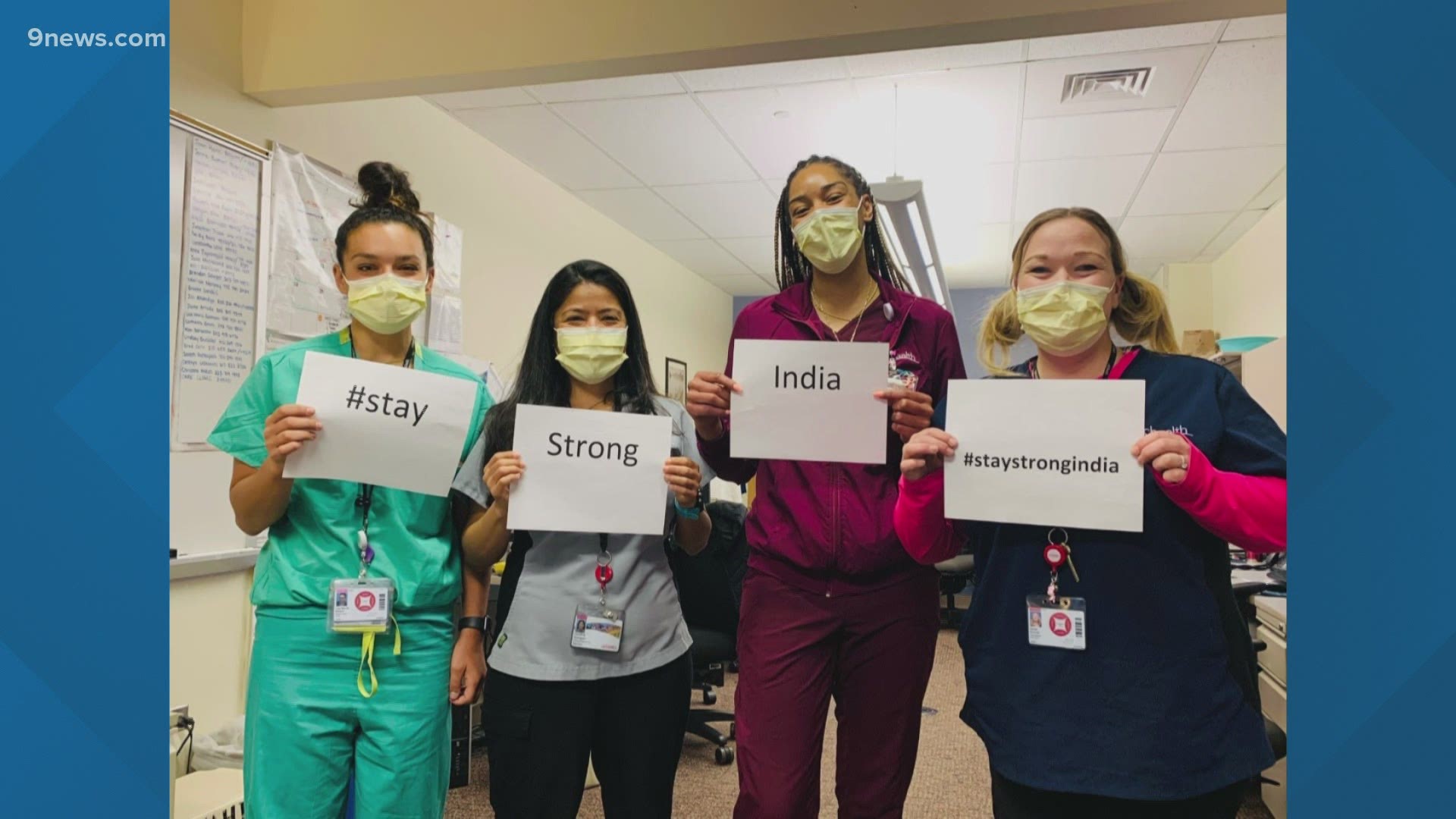A doctor at UCHealth helped donate PPE to doctors in India battling a surge of COVID-19 cases.