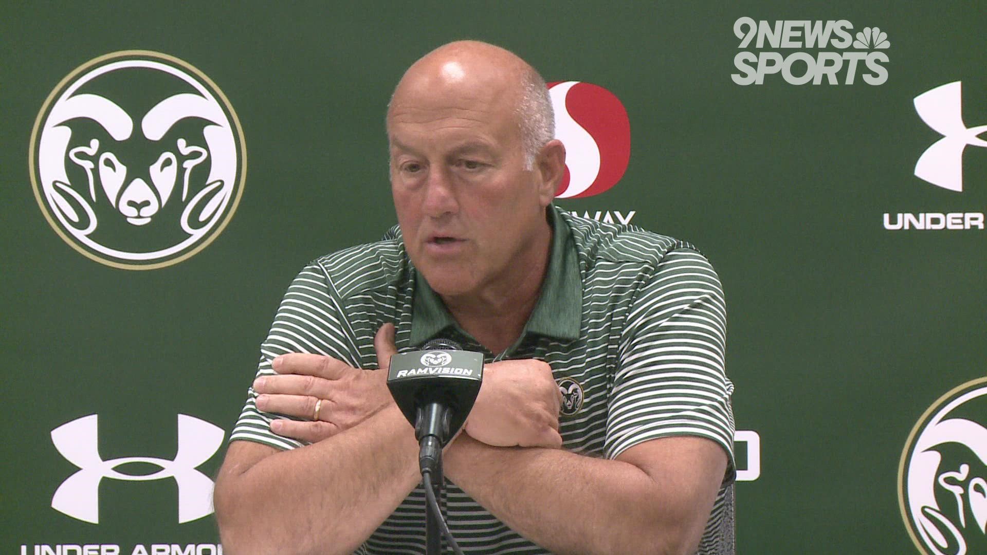 At his press conference on Monday, Rams head coach Steve Addazio said his team is "not naïve" and knows just how difficult Saturday's game will be.