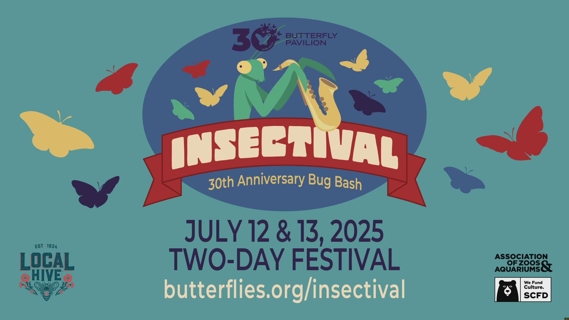 Butterfly Pavilion is hosting a festival this weekend honoring invertebrates. The festival runs Saturday and Sunday from 11 a.m. to 7 p.m.