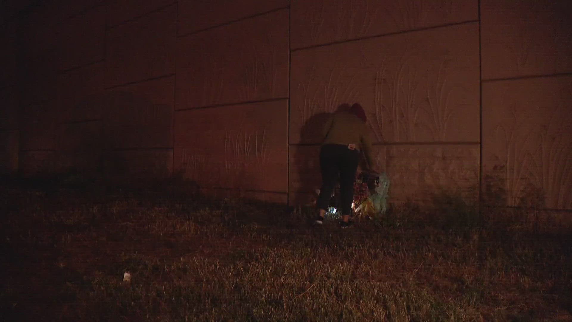 The spot where the officers stopped McClain four years ago is now marked with a memorial. Tonight, the people who made sure his name was remembered gathered there.