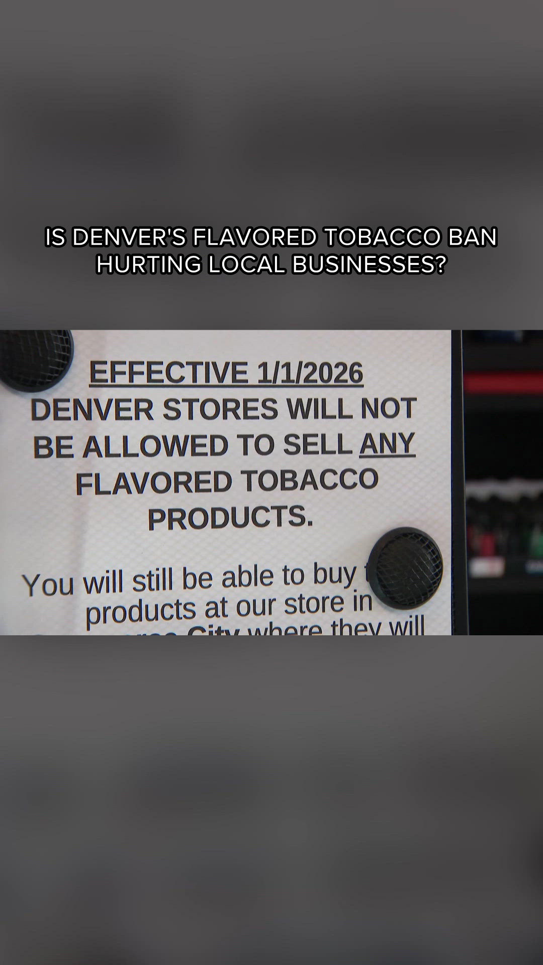 Local business owners offer perspective on Denver's flavored tobacco ban