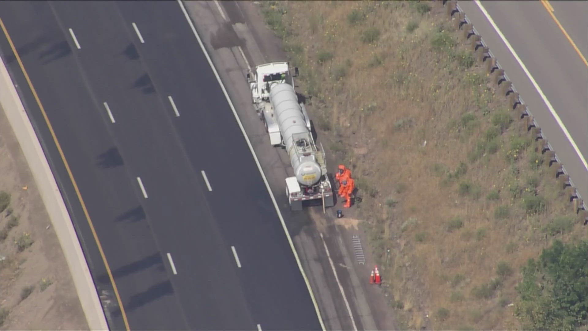 I-70 reopens after acid leakage incident west of Denver area | 9news.com