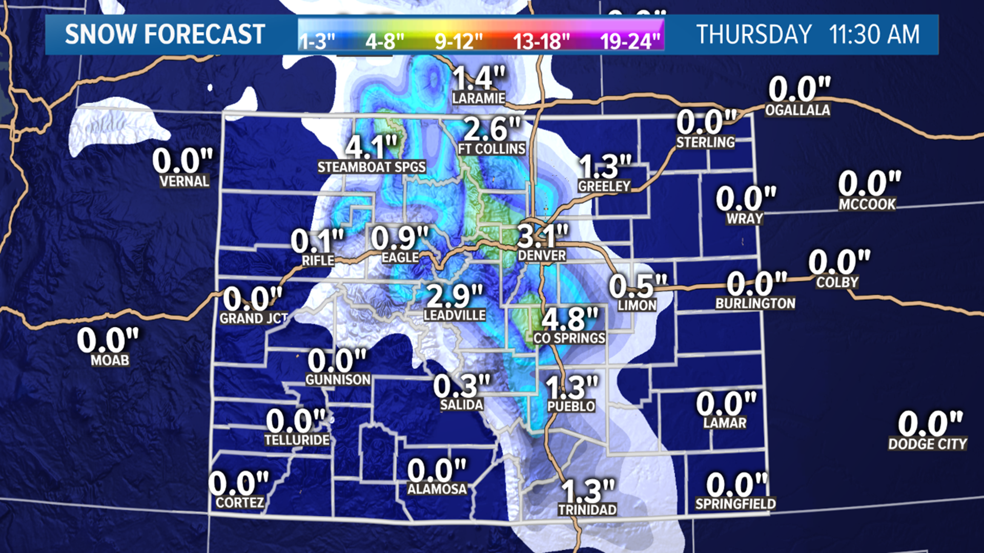 BLOG | When will it snow again in Denver? | 9news.com