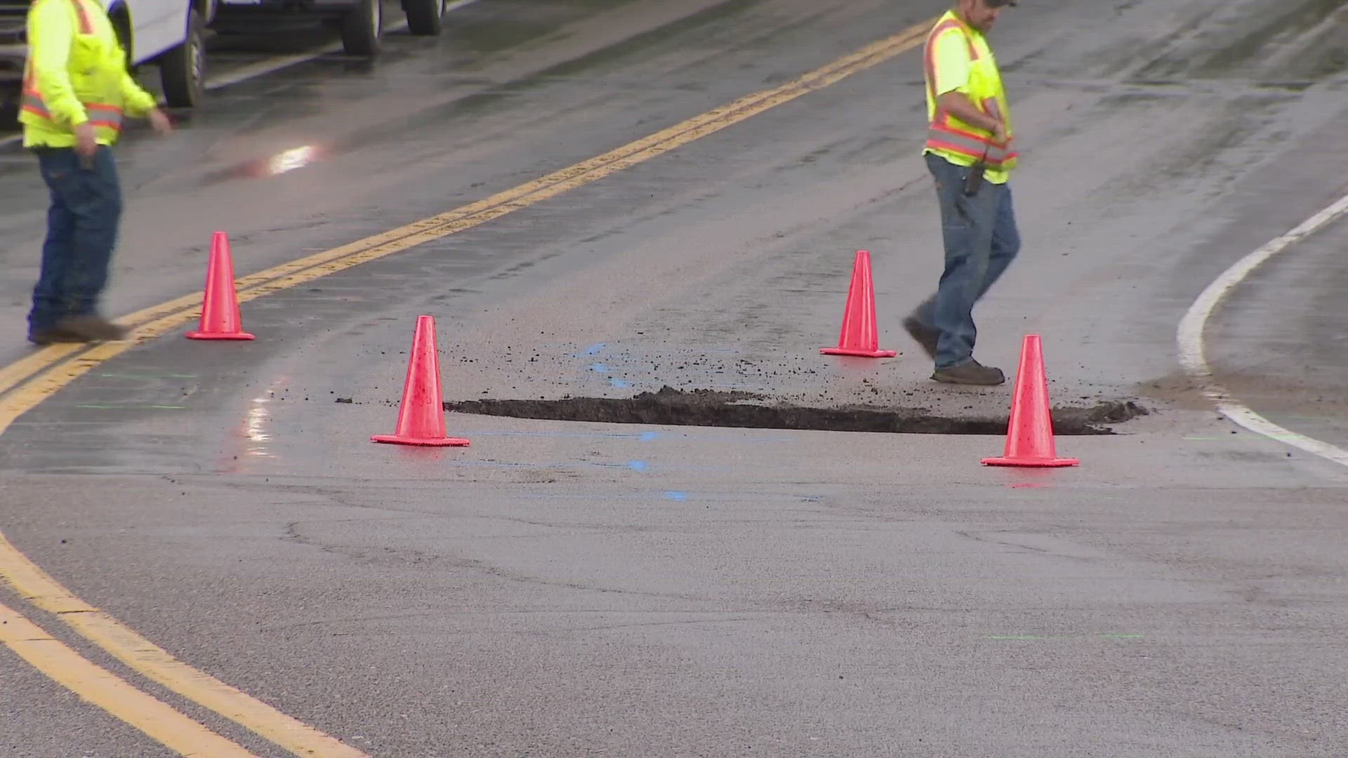 Heavy rain has caused flooding issues in many streets across the Front Range, but we are also seeing the rain cause issues underneath the streets.