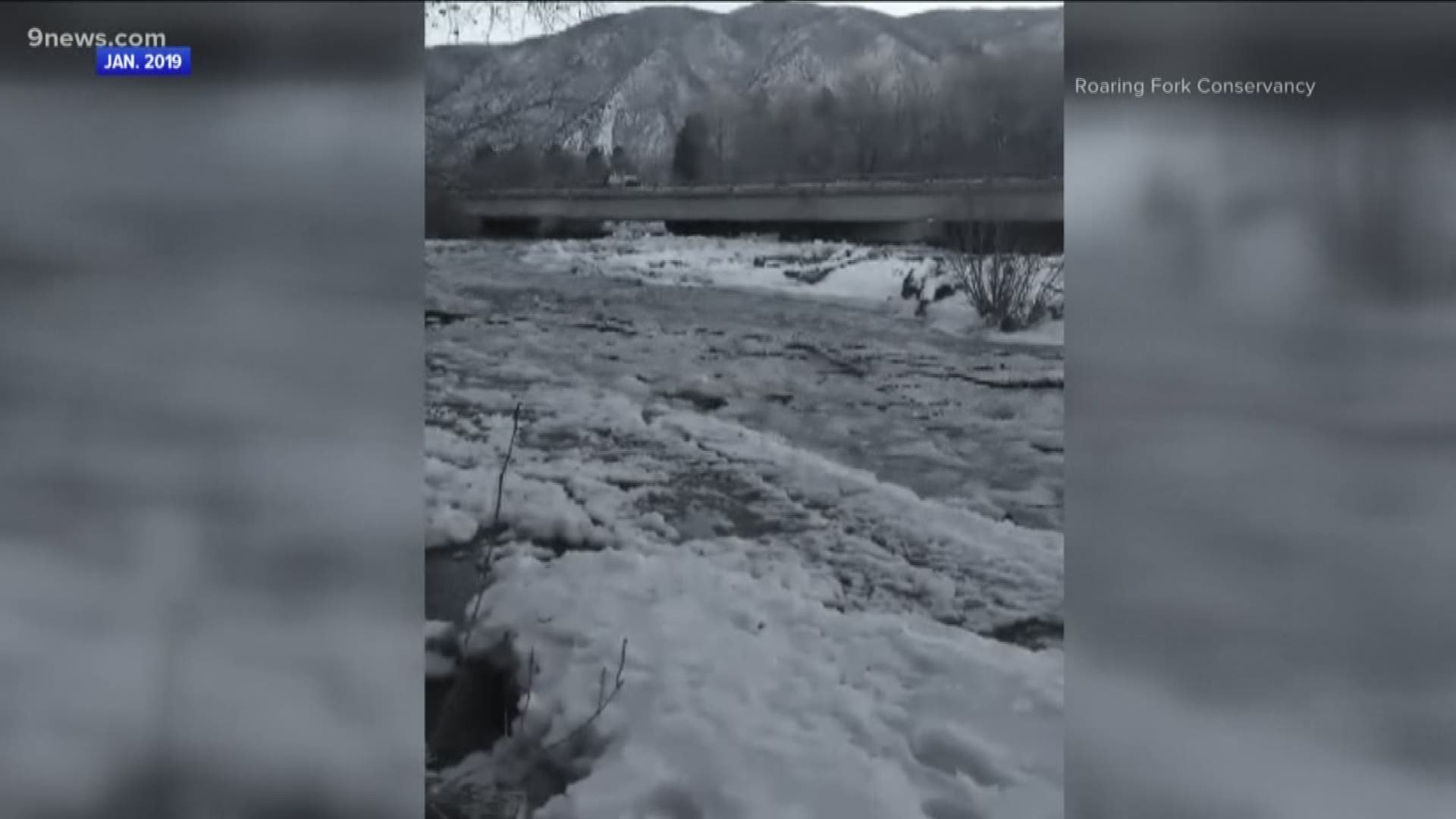 A Flood Advisory has been issued for the Roaring Fork River, between Aspen and Glenwood Springs,
after officials said that conditions were right for ice jamming.