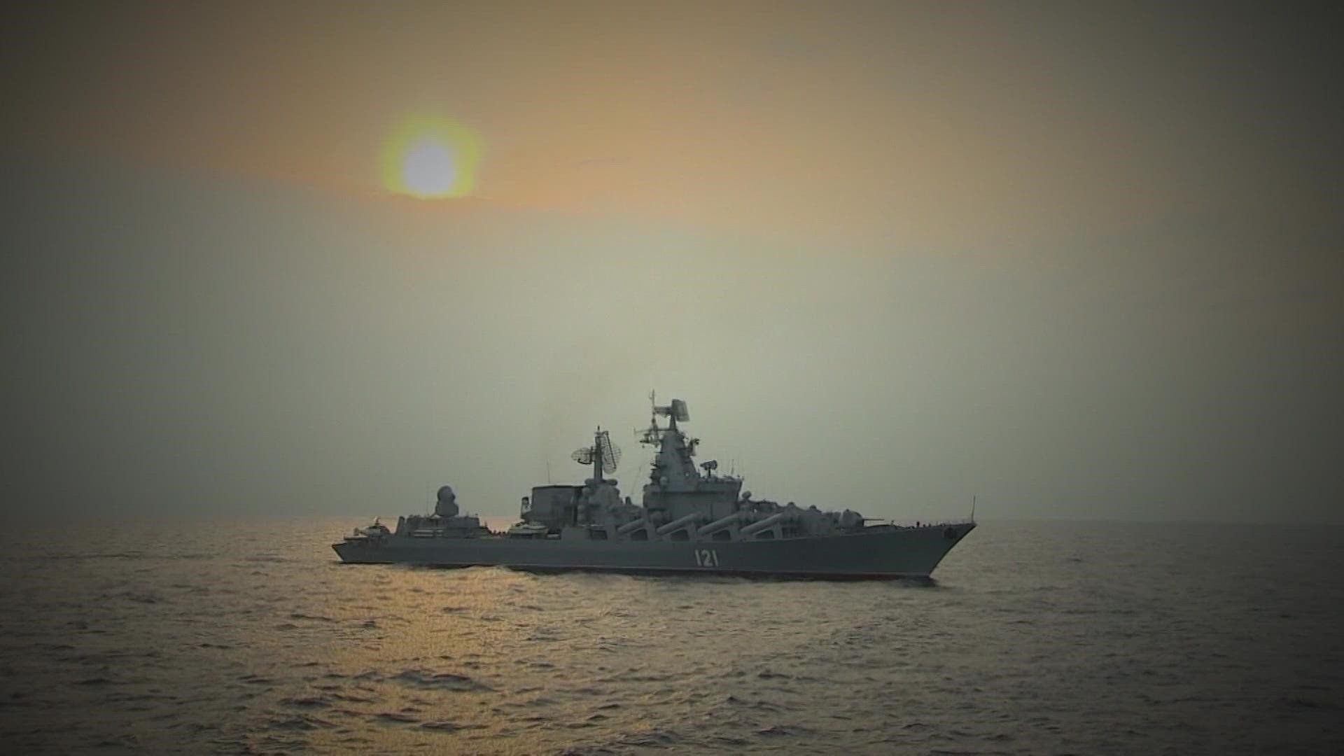Overnight Ukrainian forces sunk a Russian war ship in the Black Sea.
