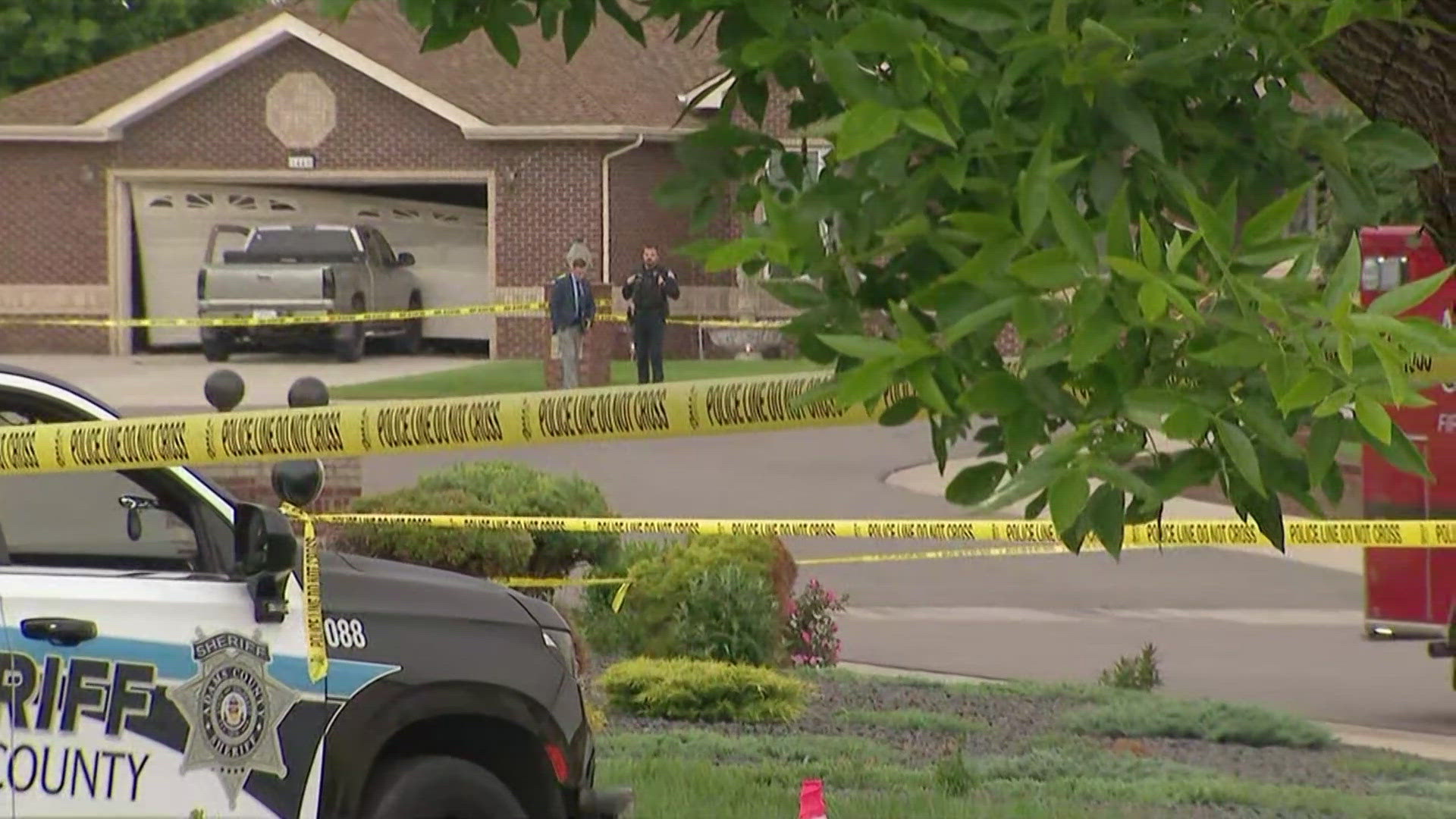 Two people were found dead near Lofton Court and Kokai Circle after deputies responded to a welfare check and located a man with a knife, the sheriff's office said.
