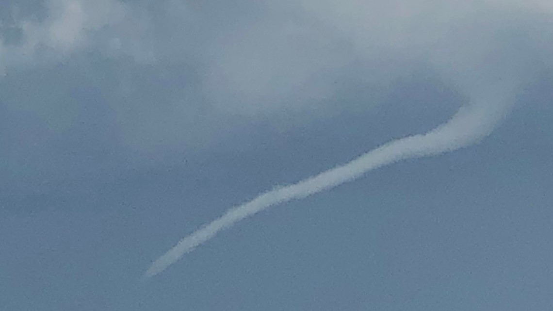 Multiple funnel clouds spotted along Colorado's Front Range on Monday