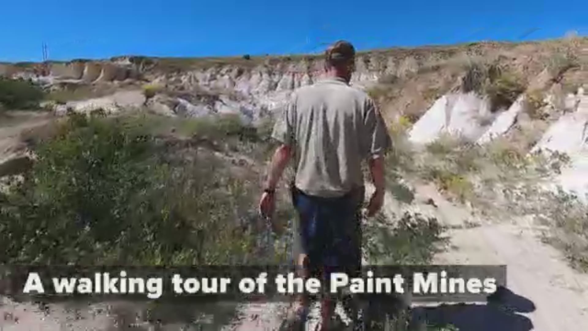 A park ranger for El Paso County gave 9NEWS Photojournalist Jeremy Moore a tour of the Paint Mines near Calhan, Colorado.