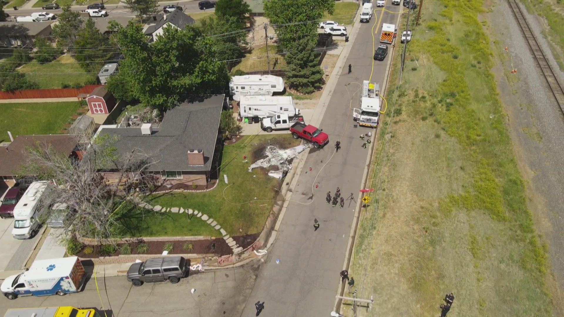 Latest Headlines | Plane Crashes Into Arvada Yard, 4 People Taken To ...