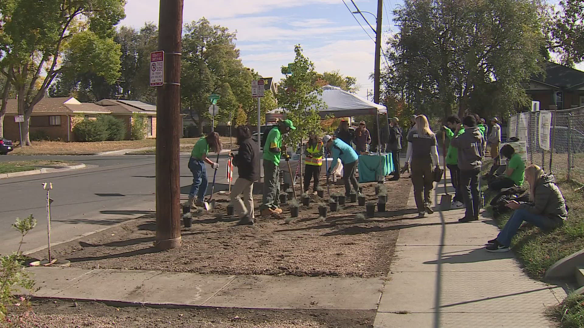 Volunteers planted trees and shrubs in the west Colfax neighborhood. We asked our favorite Friday question, "What's your good news?"