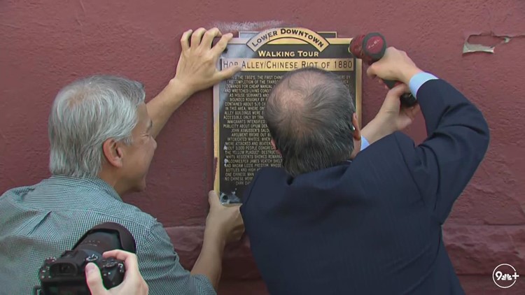 Denver removes anti-Chinese historical marker across from Coors Field