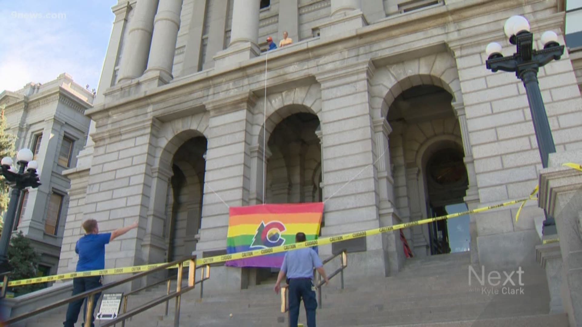 For the first time, a Pride flag will be flown outside the Colorado Capitol – across the street from the park where thousands of people will celebrate the LGBTQ community this weekend.