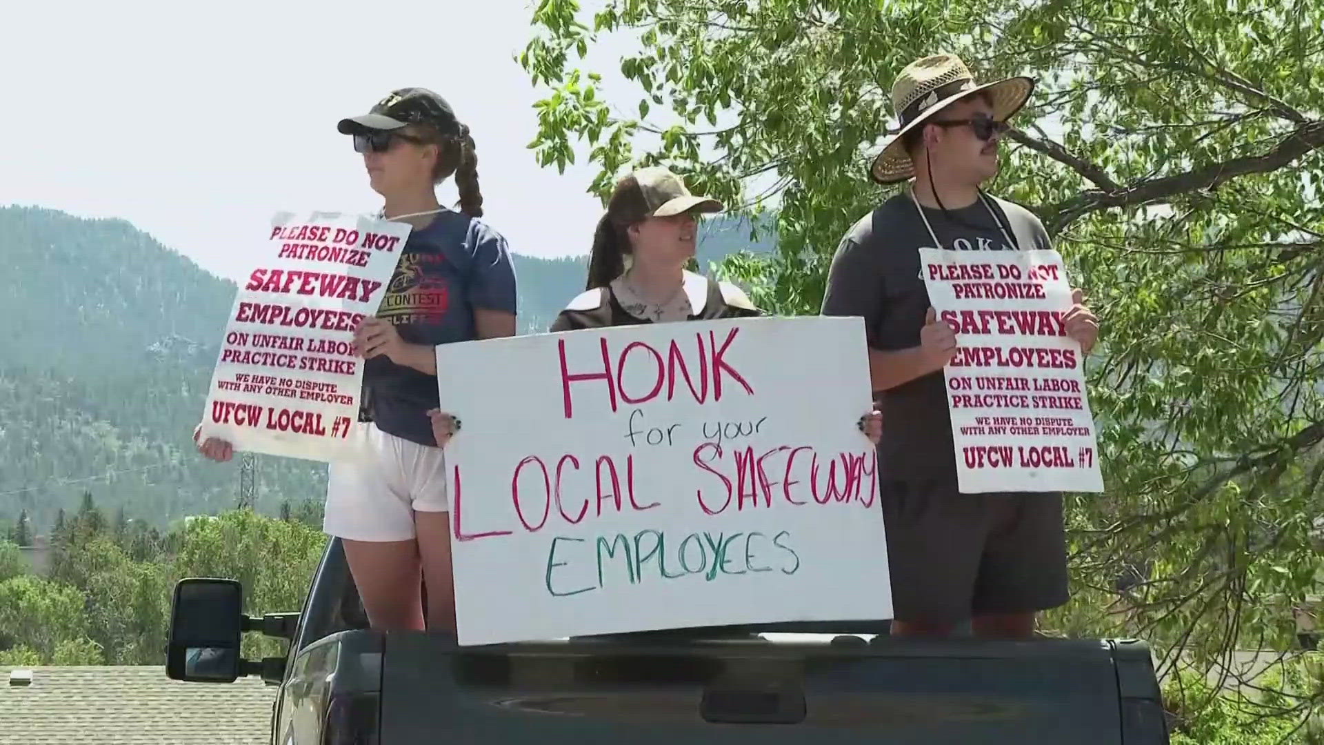 Safeway and Albertsons workers in Colorado are striking over understaffing and proposed health care cuts.