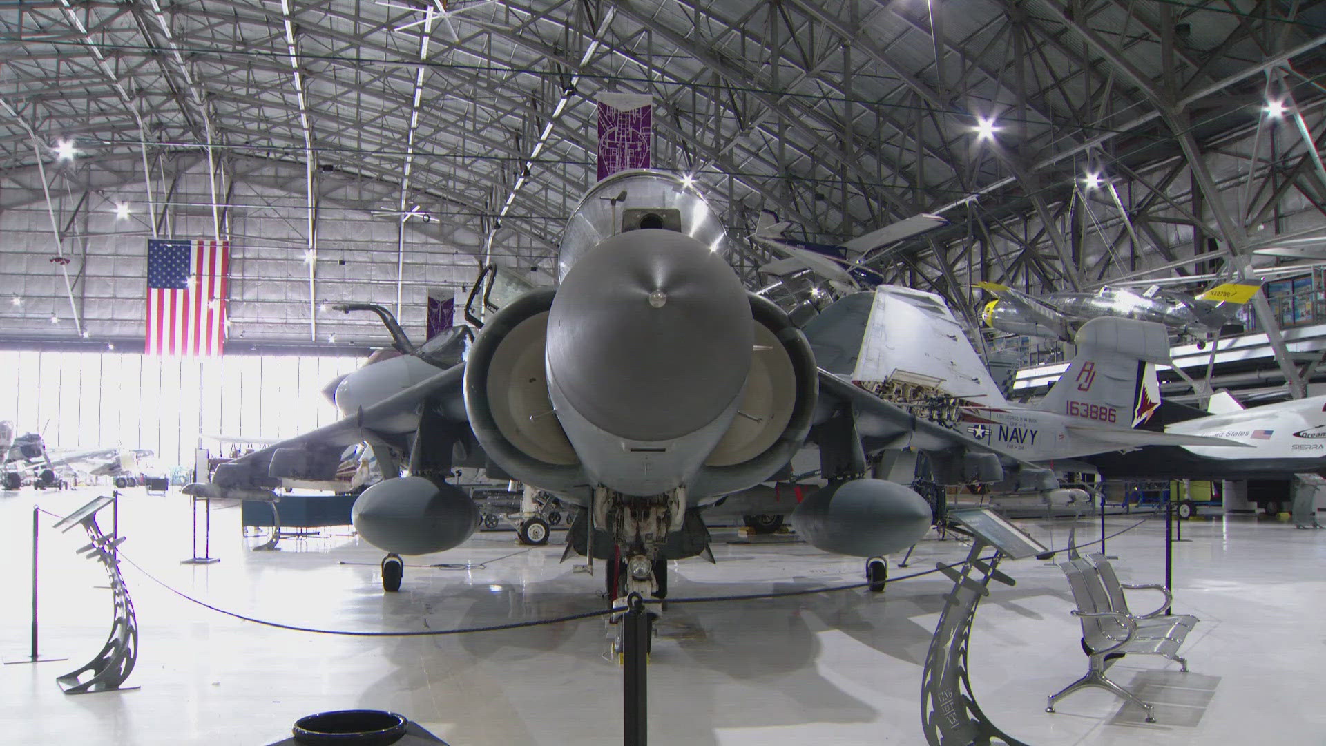 The AV-8+ Harrier II, built in 1987, retires after 40 years of service in the Marine Corps. The jet is known as a symbol of power and precision. 