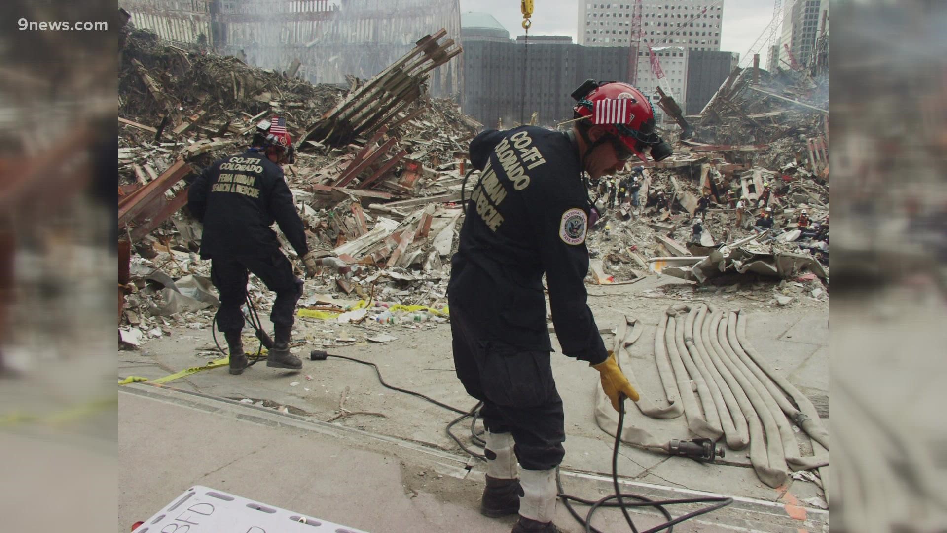 Colorado Task Force 1 worked on cleaning the debris from the Twin Towers on 9/11. They got there just as the recovery operation was beginning.