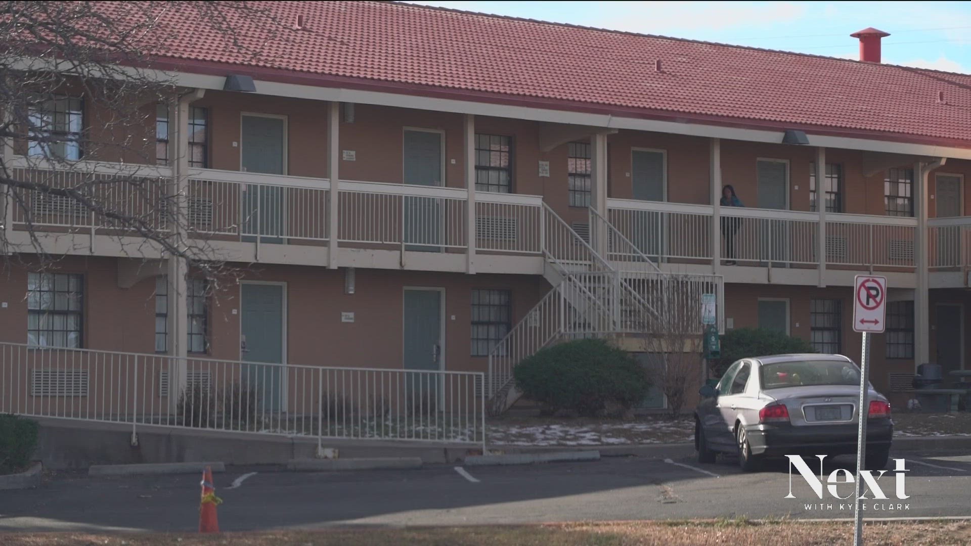 The hotel in Aurora was leased by the City of Denver and now houses 400 migrants.