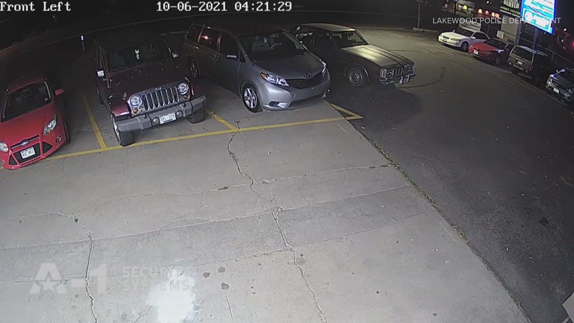 Surveillance video shows man stealing car in Lakewood