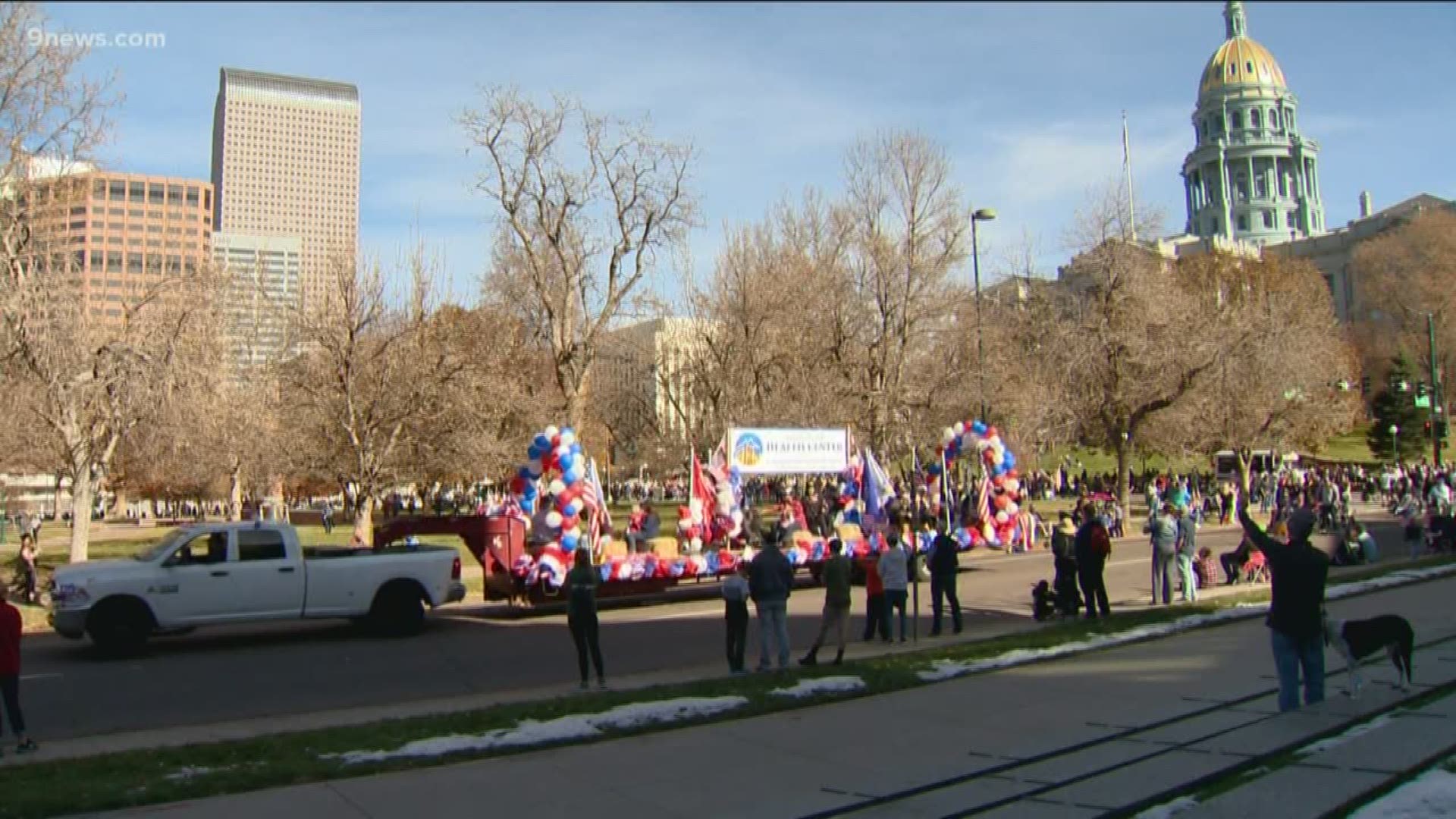 The streets around Civic Center Park were lined with people standing shoulder to shoulder to honor our country's veterans Saturday.