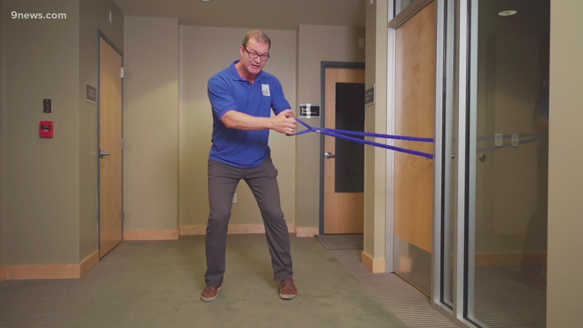 9NEWS fitness expert Jamie Atlas shares several exercises using resistance bands that you can do at home.