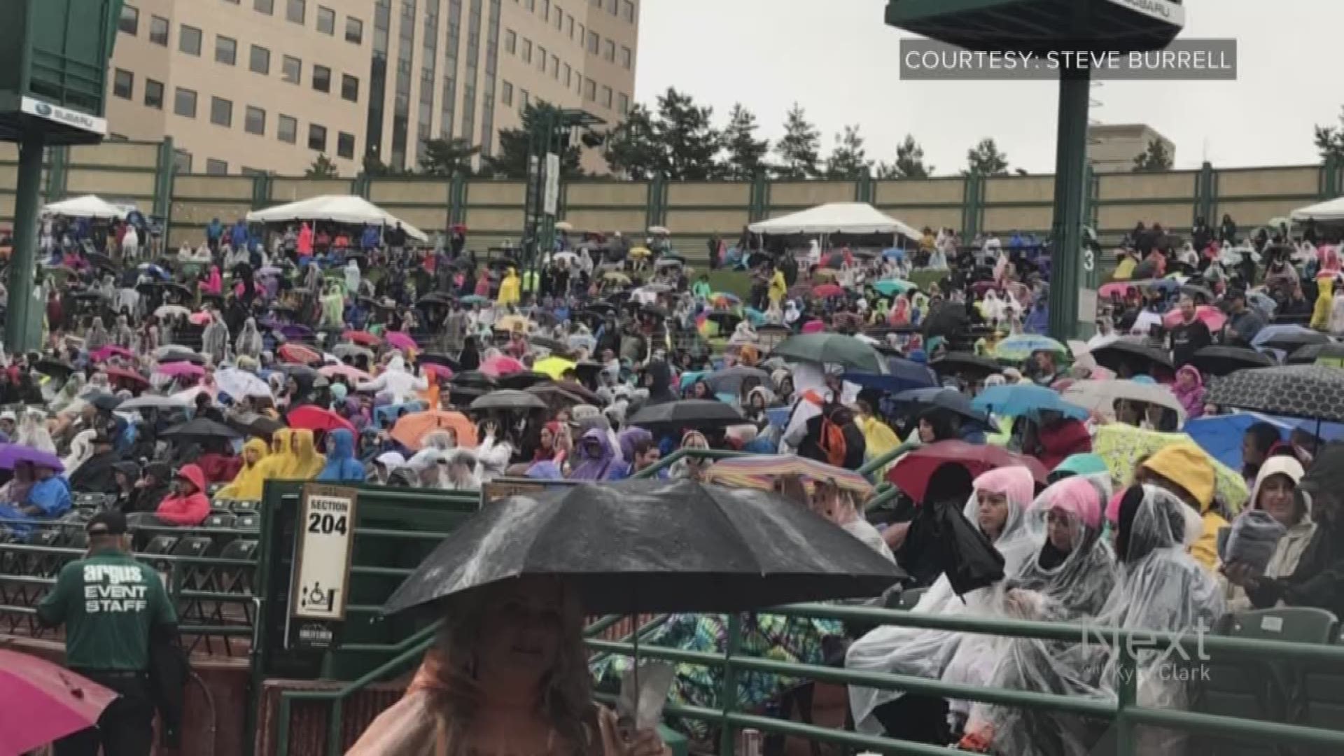 Red Rocks told us "the easy answer is that 9,000 umbrellas in the venue causes a lot of headache for people trying to see around them."