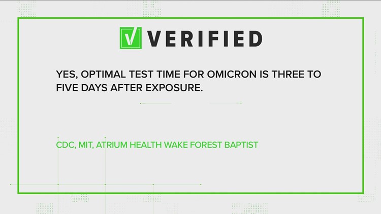 VERIFY: When is the best time to get tested for COVID-19?