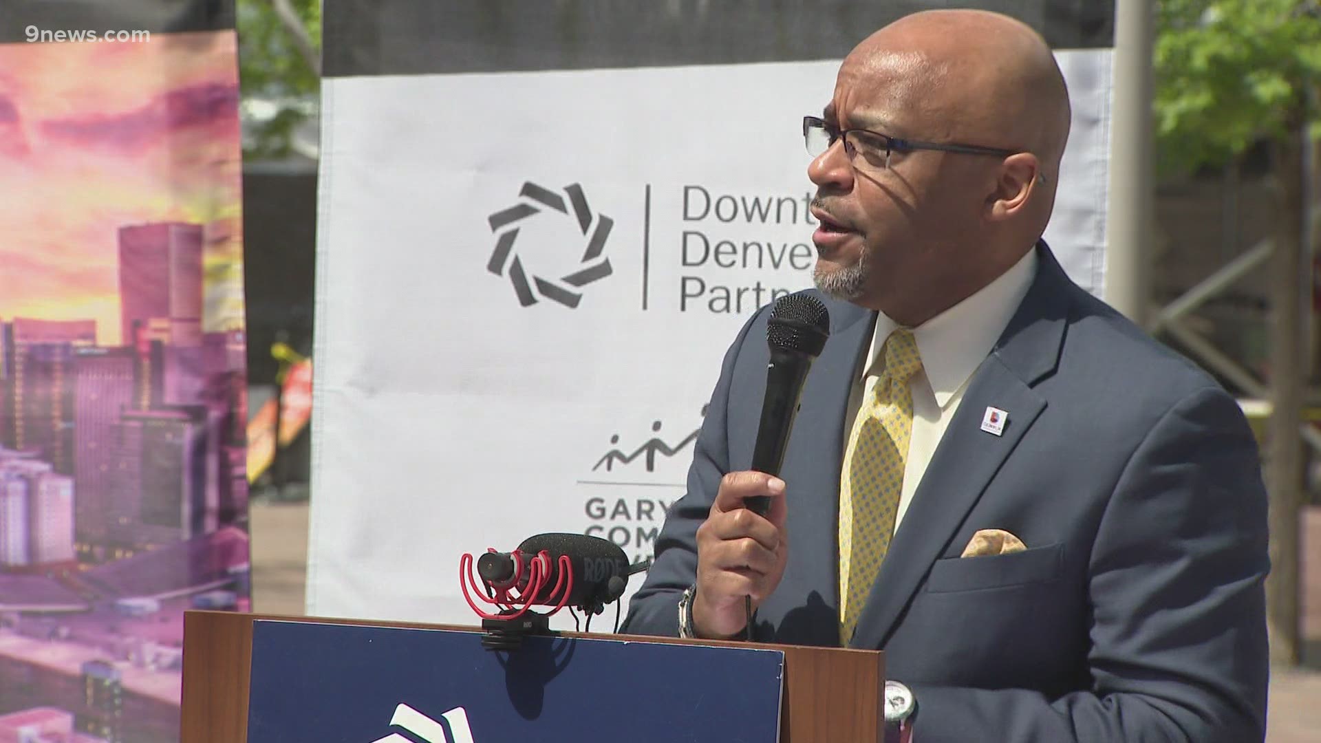 Denver Mayor Michael Hancock made this announcement during a news conference touting his efforts to bring more people downtown.