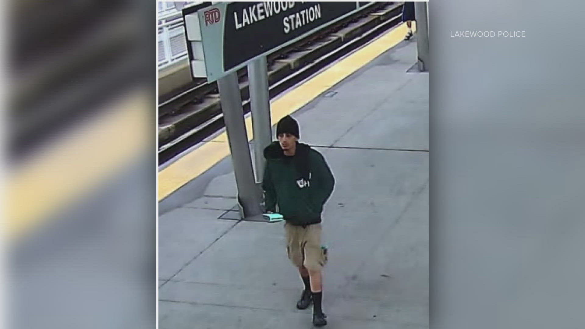 Lakewood police released photos of a suspect wanted in a shooting on Aug. 27 near 13th and Vance.