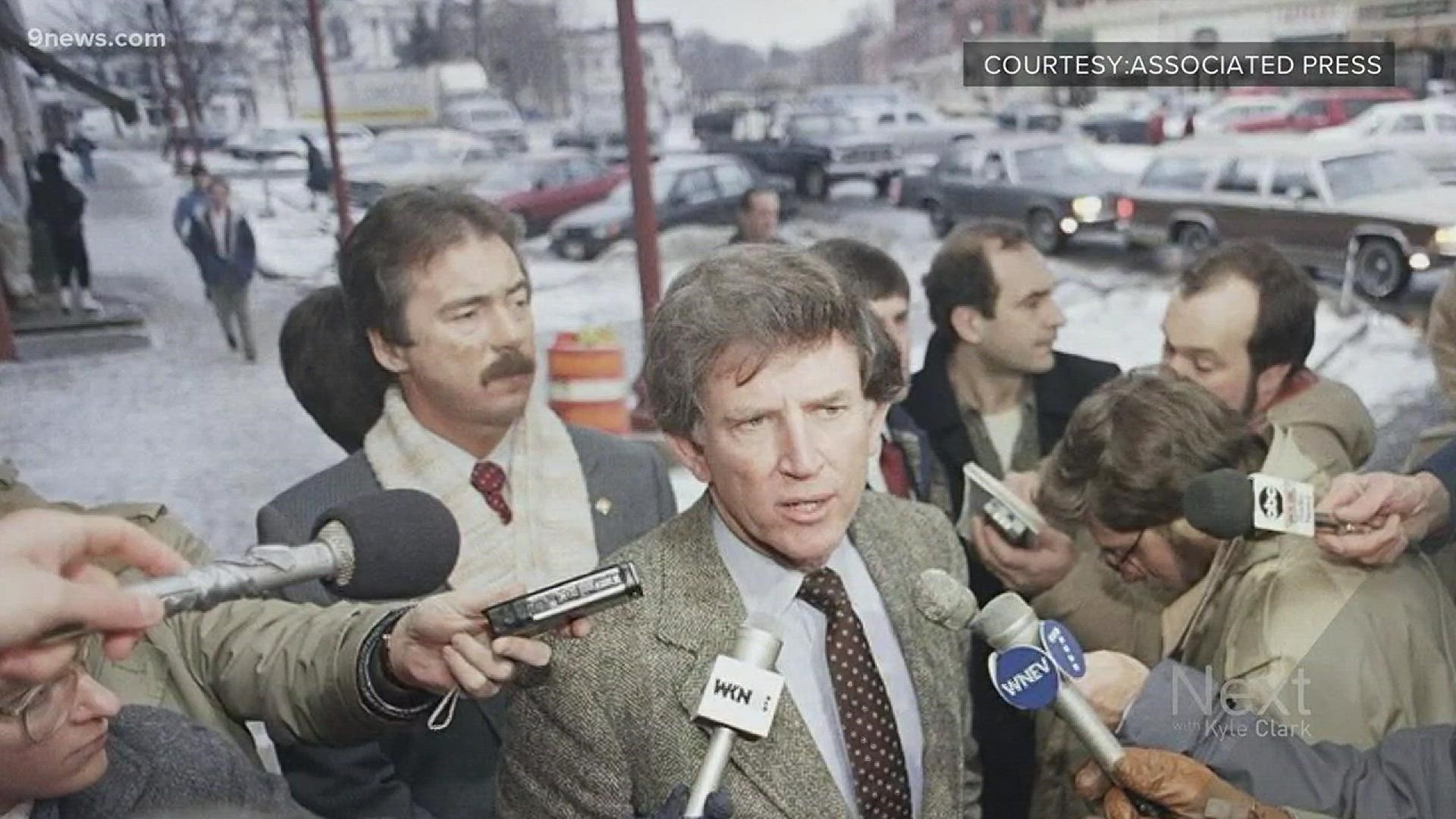 The closest a Coloradan has got to winning the White House was Gary Hart. Here's a Friday Flashback to 1987 when Hart and Pat Schroeder were both in the running.