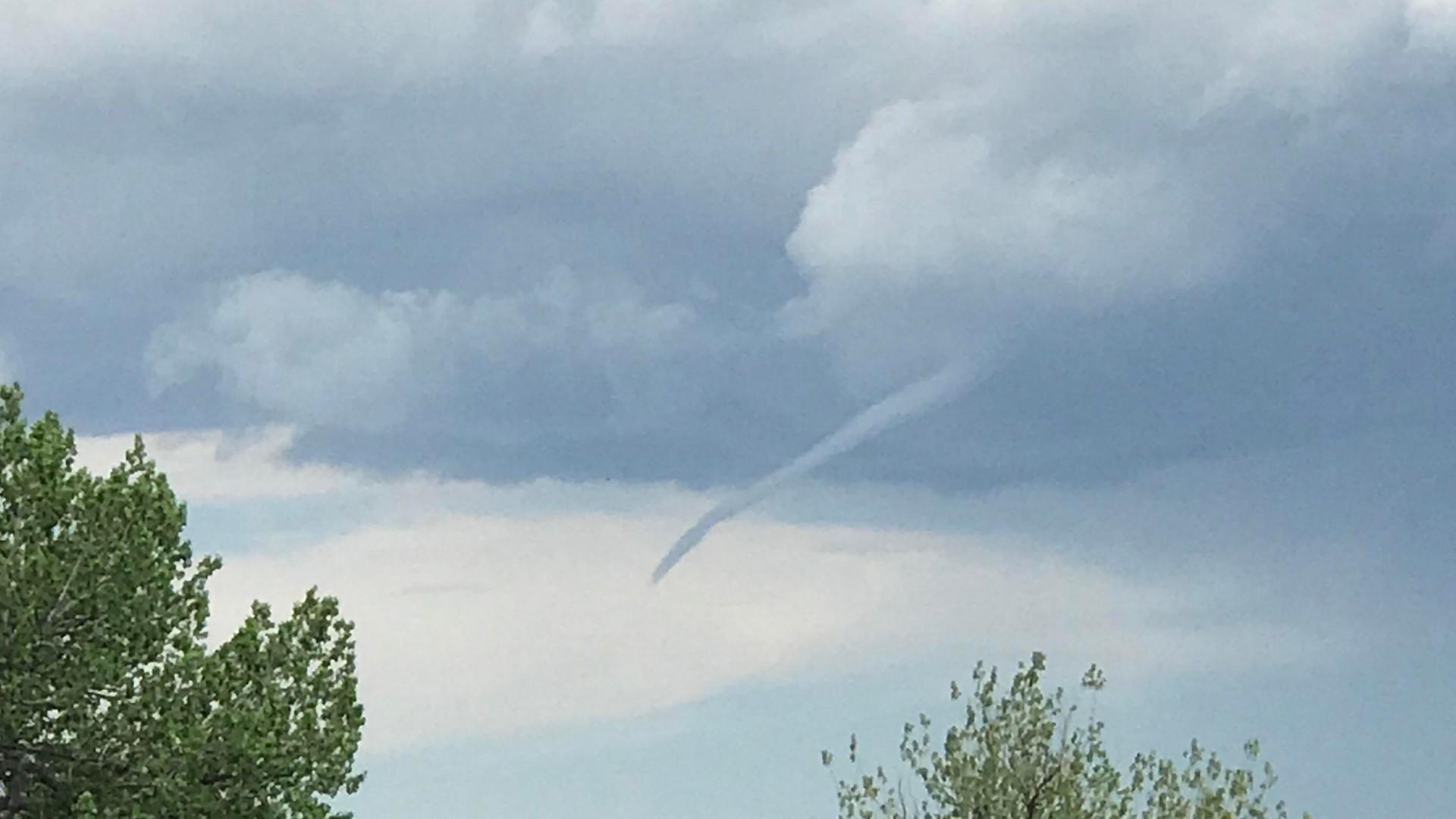 Multiple funnel clouds spotted along Colorado's Front Range on Monday