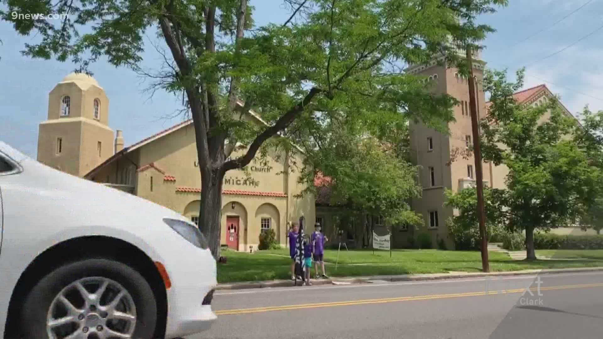 Some church bells rang at noon across Denver on Wednesday for eight minutes and 46 seconds. That will continue through Juneteenth on Friday.