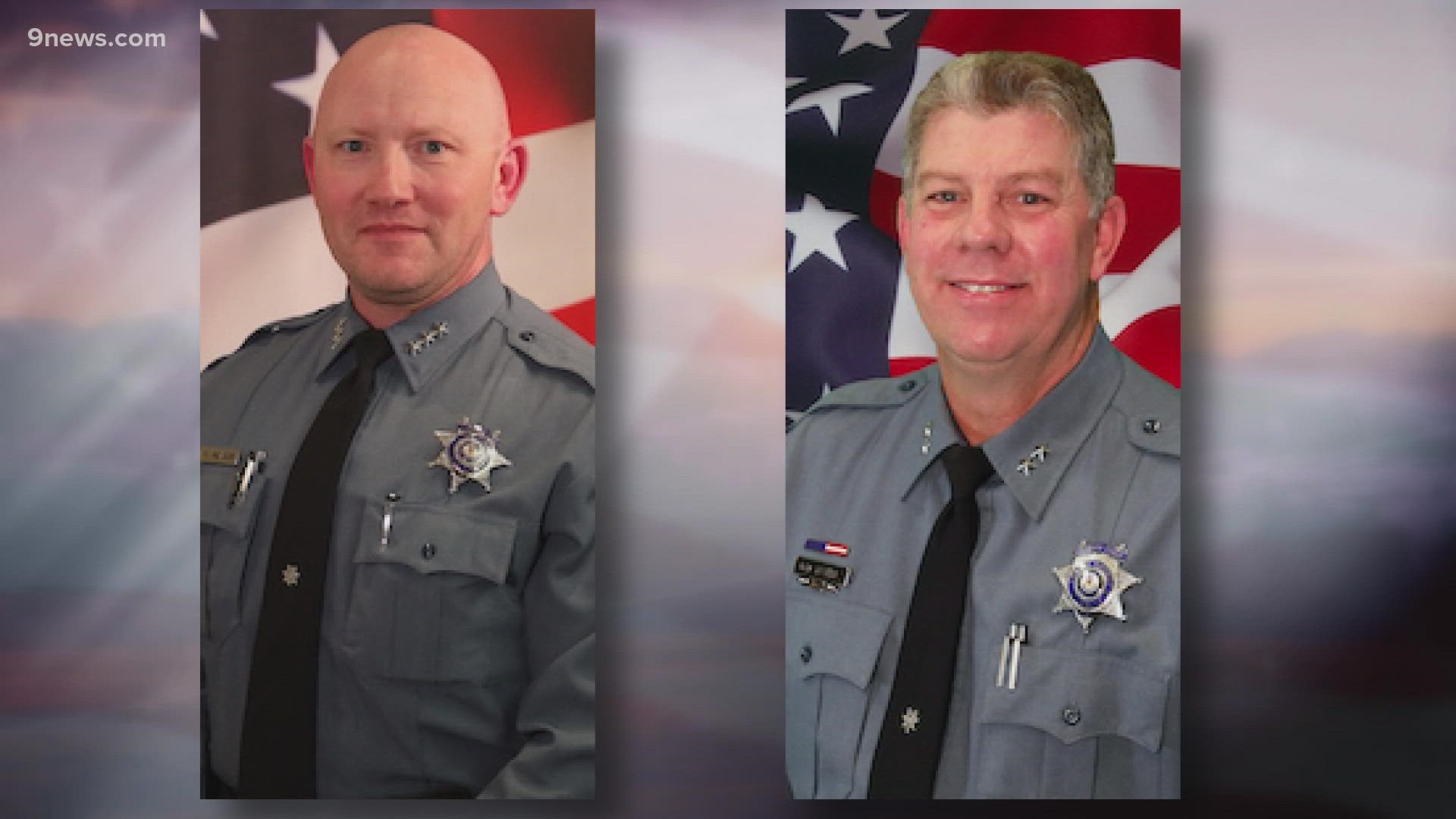 The Undersheriff and Training Division Chief are on administrative leave. The Jail Division Chief is on active duty amid an active trespassing investigation.