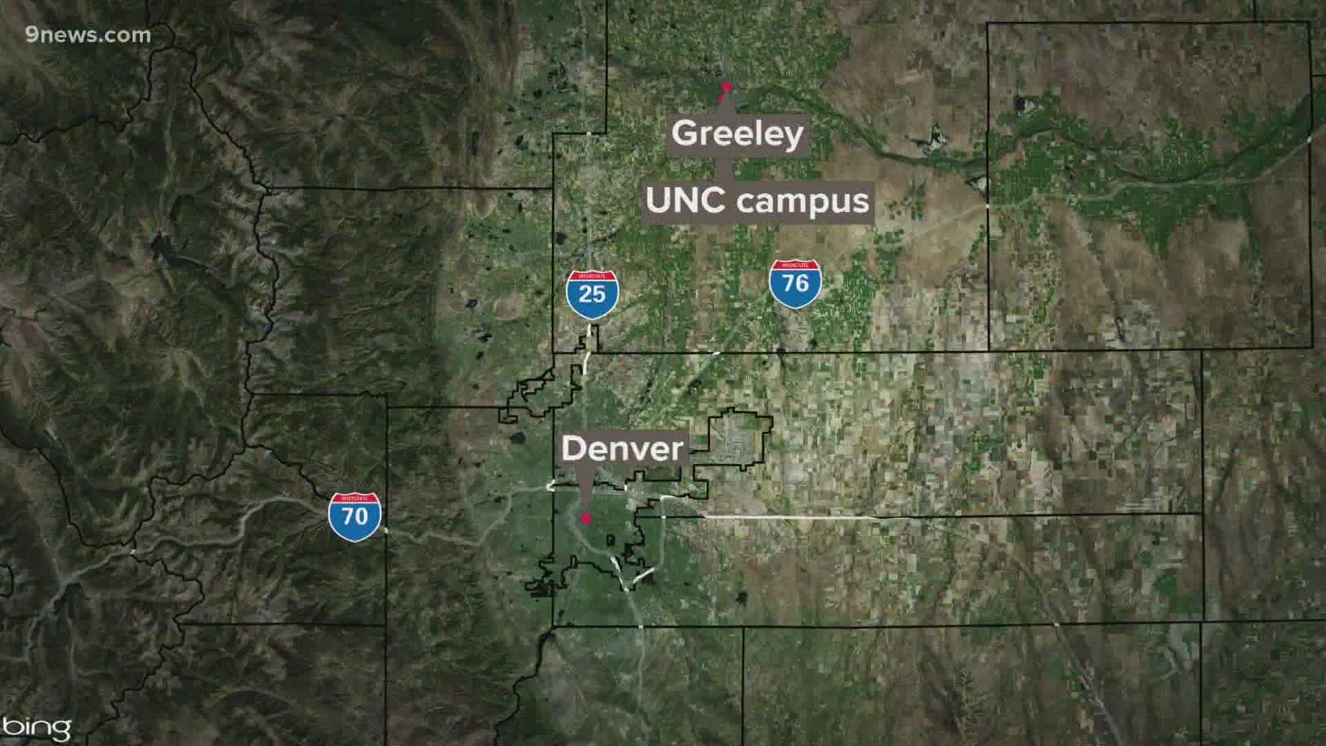 The man's death is being investigated as a homicide, according to Greeley Police.