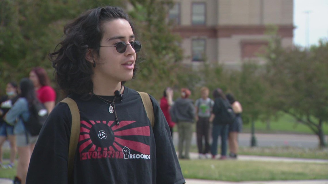 Denver North High School students hold walk-out in support of BIPOC teachers