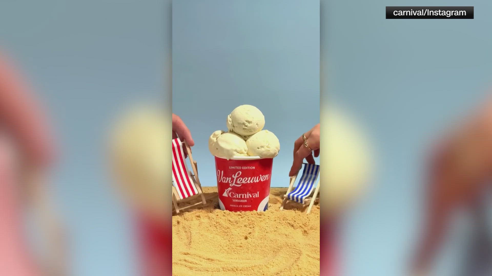 Van Leeuwen Ice Cream said it may release the collaboration with Carnival Cruises if it creates enough buzz on social media.
