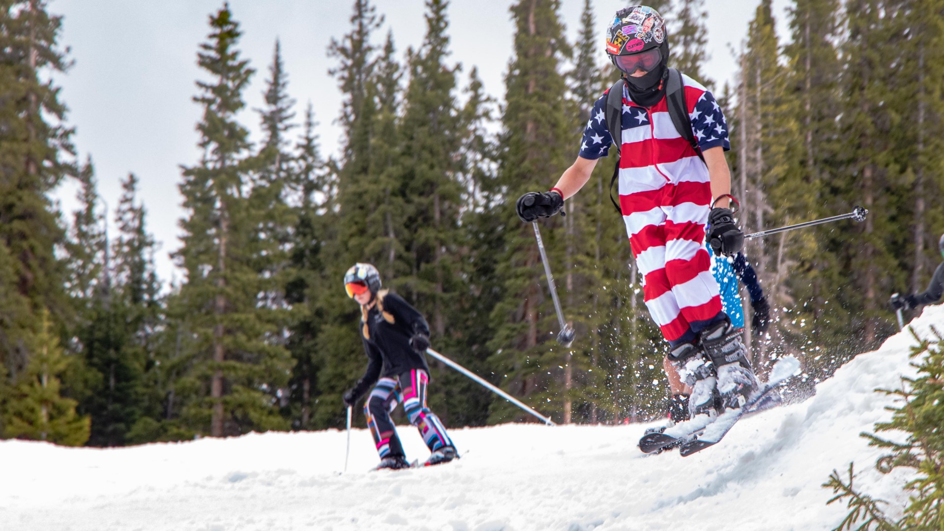 Yes: You can sometimes ski on Independence Day in Colorado.