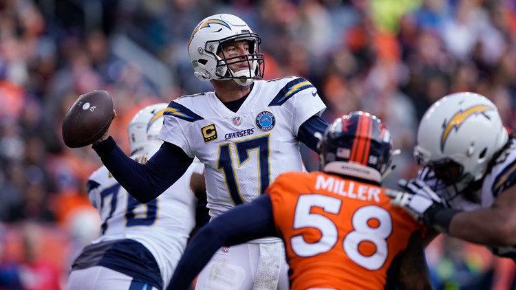chargers vs broncos today