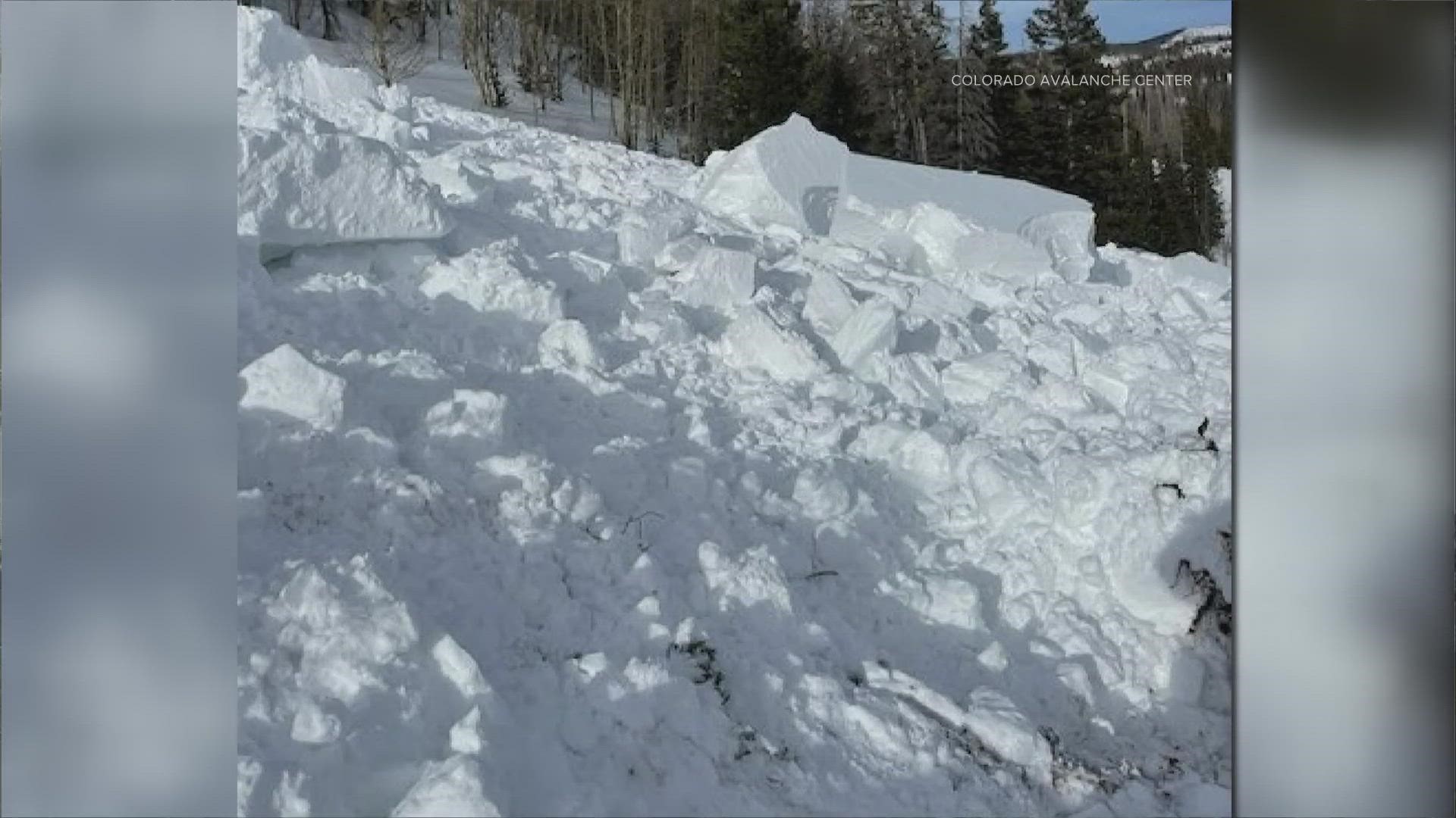 Crews on Monday recovered the body of a snowmobiler who was caught in an avalanche in southwestern Colorado.