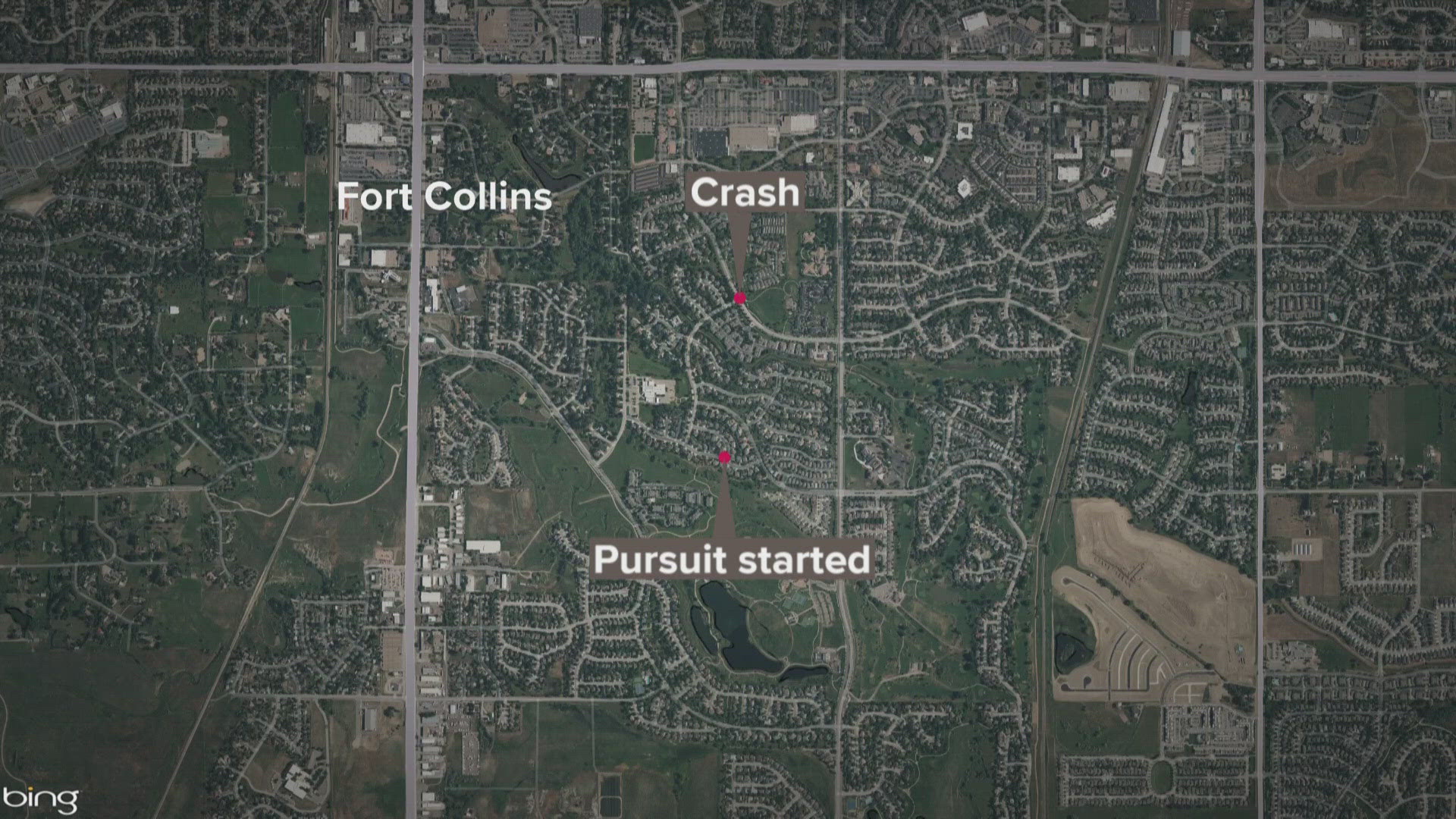 The driver lost control and hit a tree when a deputy performed a PIT maneuver on their vehicle, Larimer County Sheriff's Office said. 