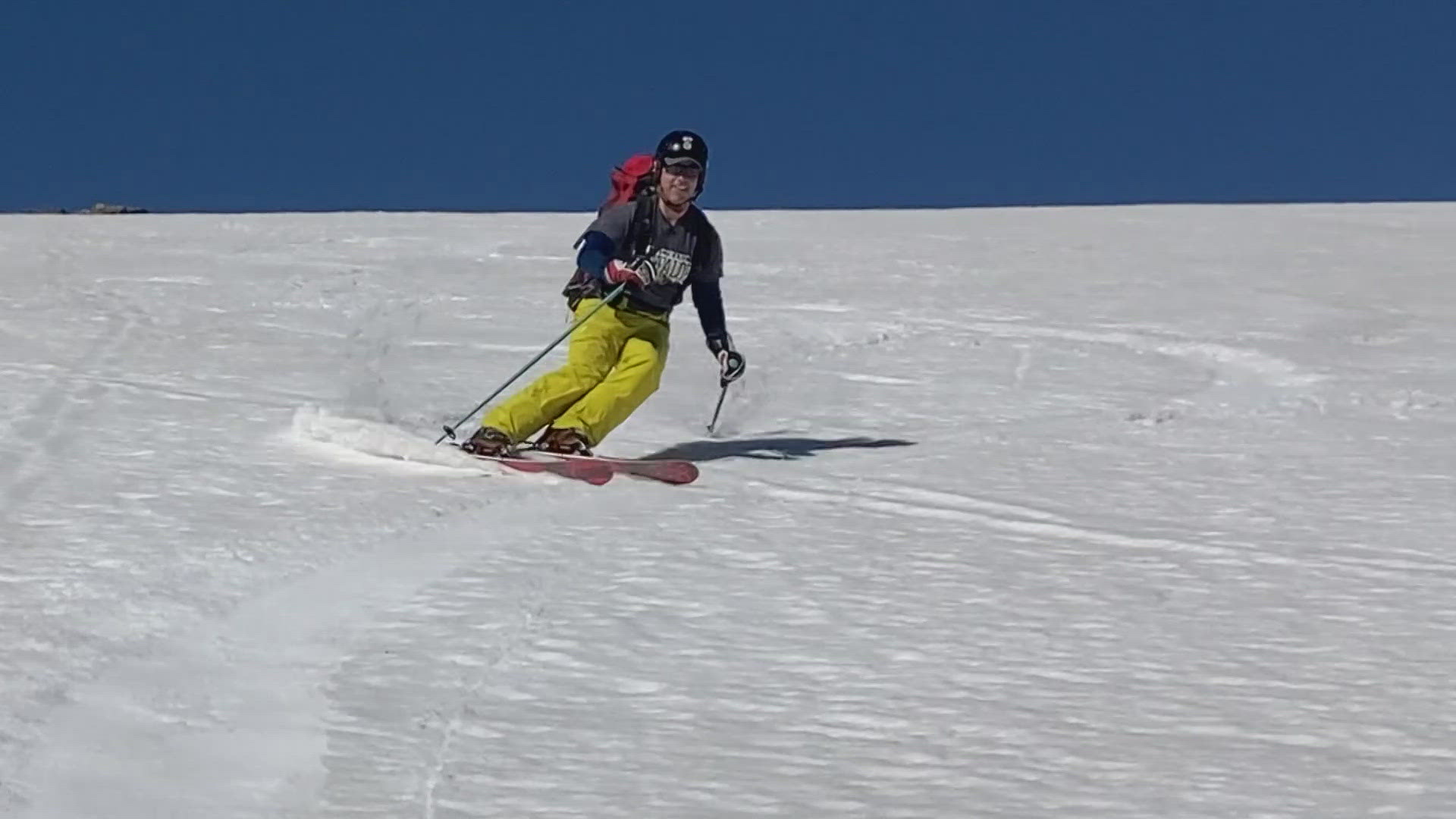 Dean Gentile reached a big milestone over the weekend when he went skiing at Saint Mary's Glacier. He's now skied 300 consecutive months.