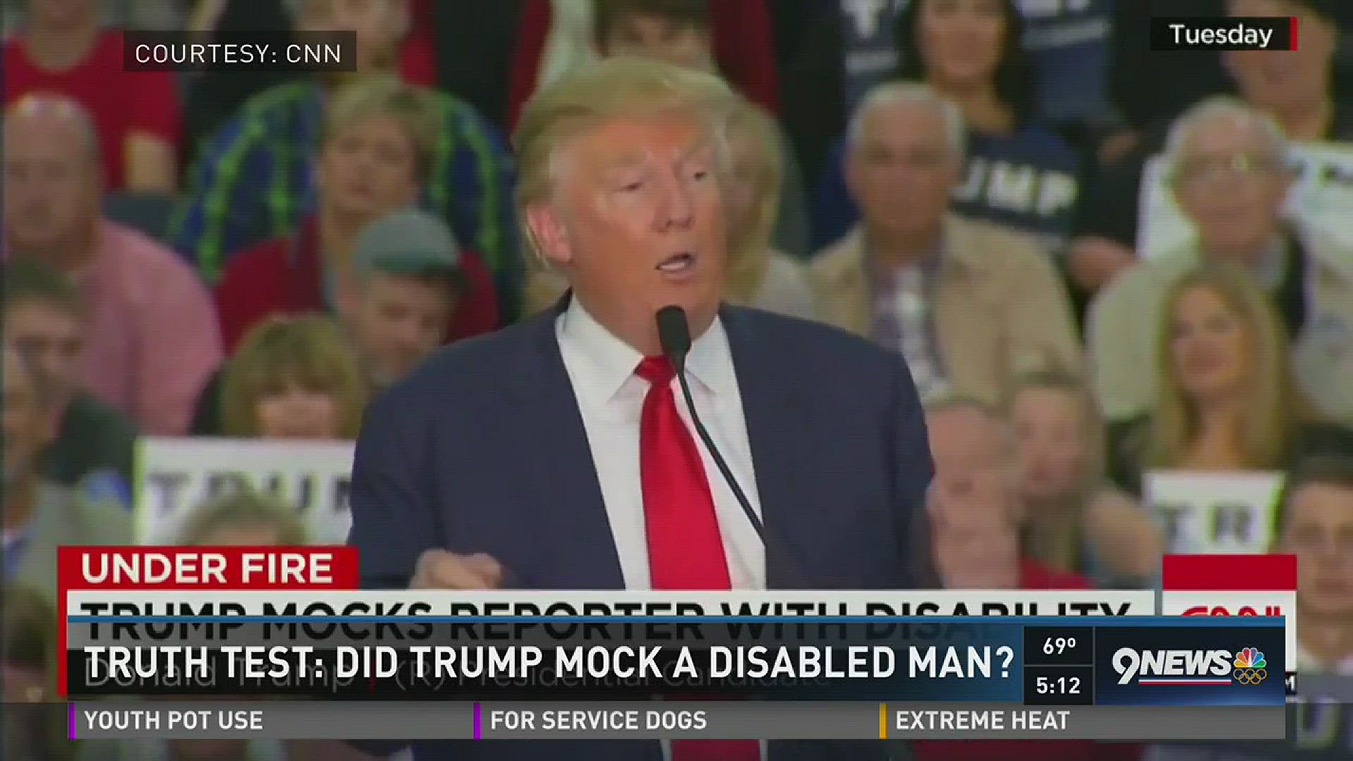 Truth Test: Did Trump Mock A Man With A Disability? | 9news.com